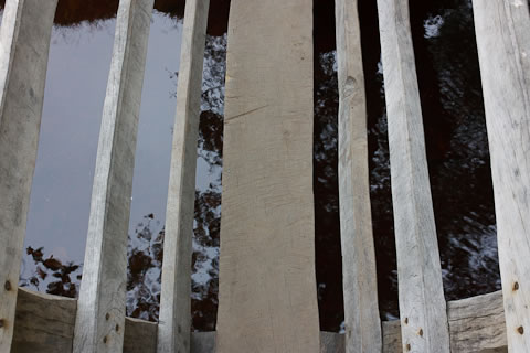 Bridge through the rungs photo